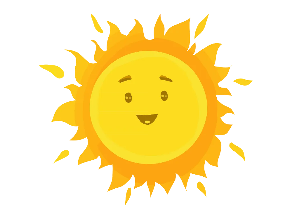 Kumpulan Gambar Matahari Kartun Terbagus dan Terlengkap 3 Gambar Matahari Kartun