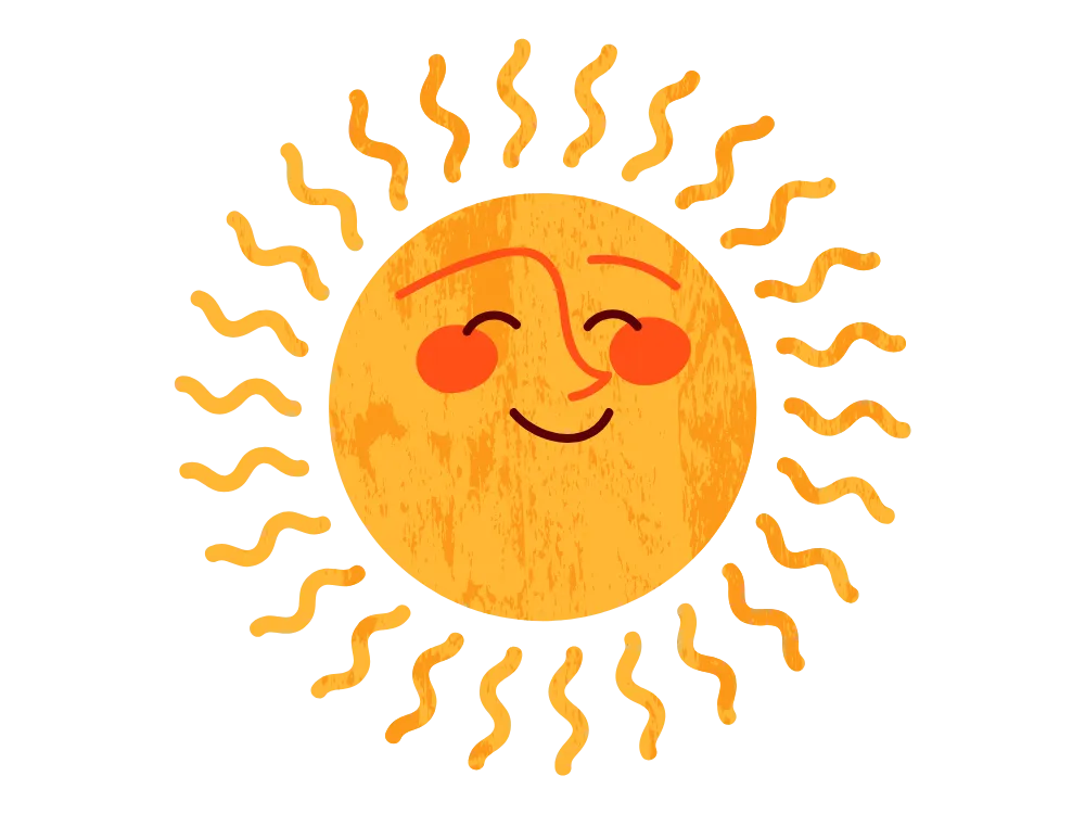 Kumpulan Gambar Matahari Kartun Terbagus dan Terlengkap 2 Gambar Matahari Kartun