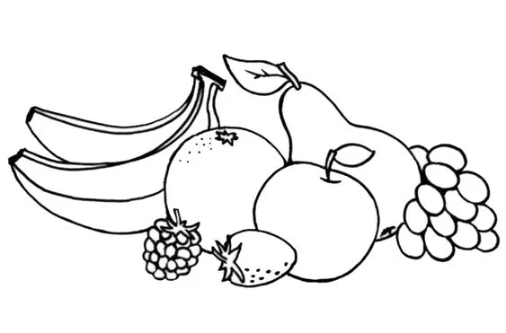 Kumpulan Gambar Mewarnai Buah Terbagus dan Terlengkap 29 Gambar Mewarnai Buah
