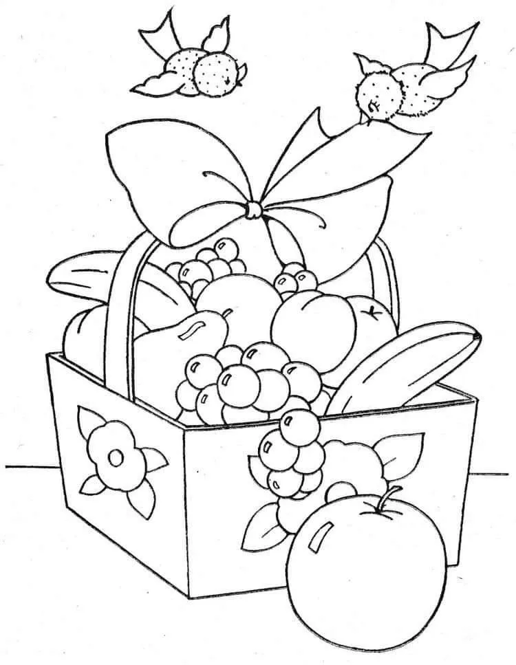 Kumpulan Gambar Mewarnai Buah Terbagus dan Terlengkap 9 Gambar Mewarnai Buah