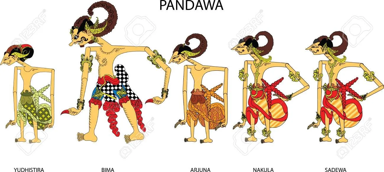 Kumpulan Gambar Wayang Pandawa Terbagus dan Terlengkap 17 Gambar Wayang Pandawa