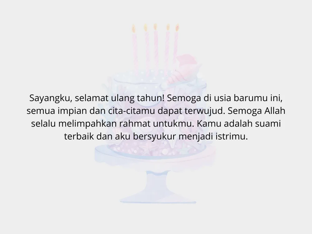 Kumpulan Gambar Ucapan Ulang Tahun Untuk Suami Islami Terbagus 14 gambar ucapan ulang tahun untuk suami islami