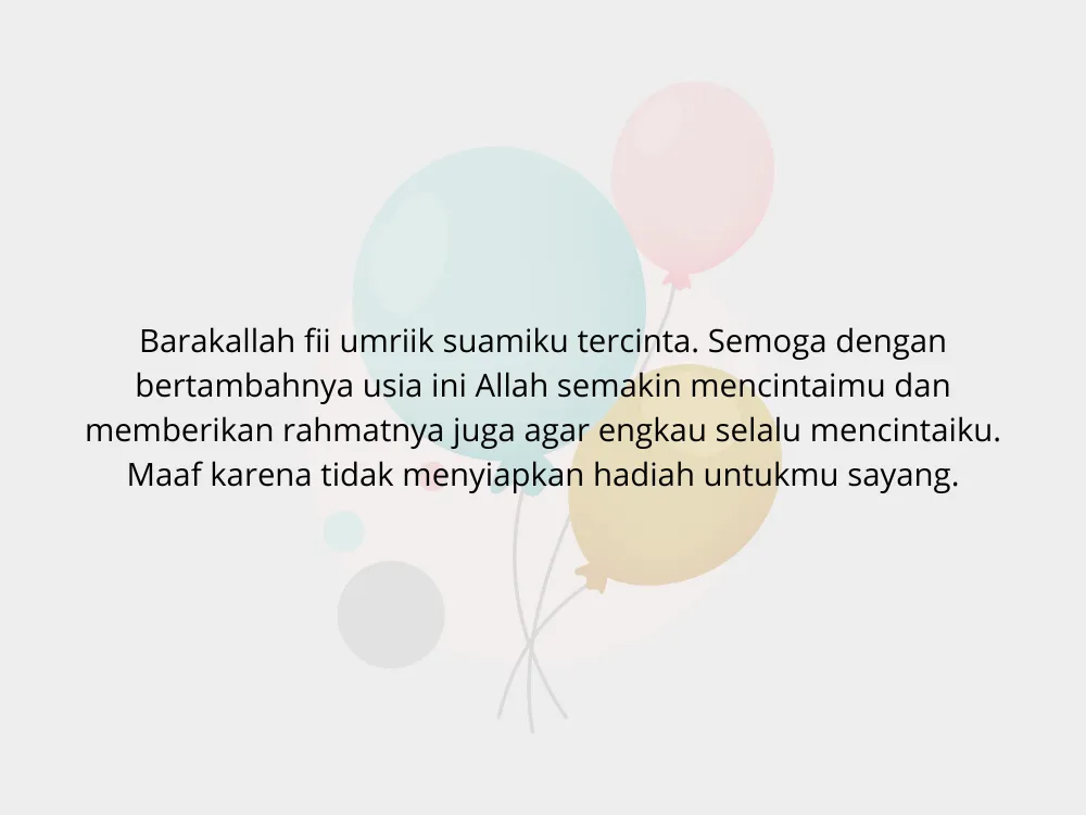 Kumpulan Gambar Ucapan Ulang Tahun Untuk Suami Islami Terbagus 19 gambar ucapan ulang tahun untuk suami islami