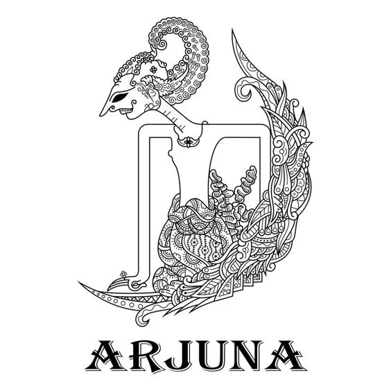 Kumpulan Gambar Wayang Arjuna Terbagus dan Terlengkap 3 Gambar Wayang Arjuna