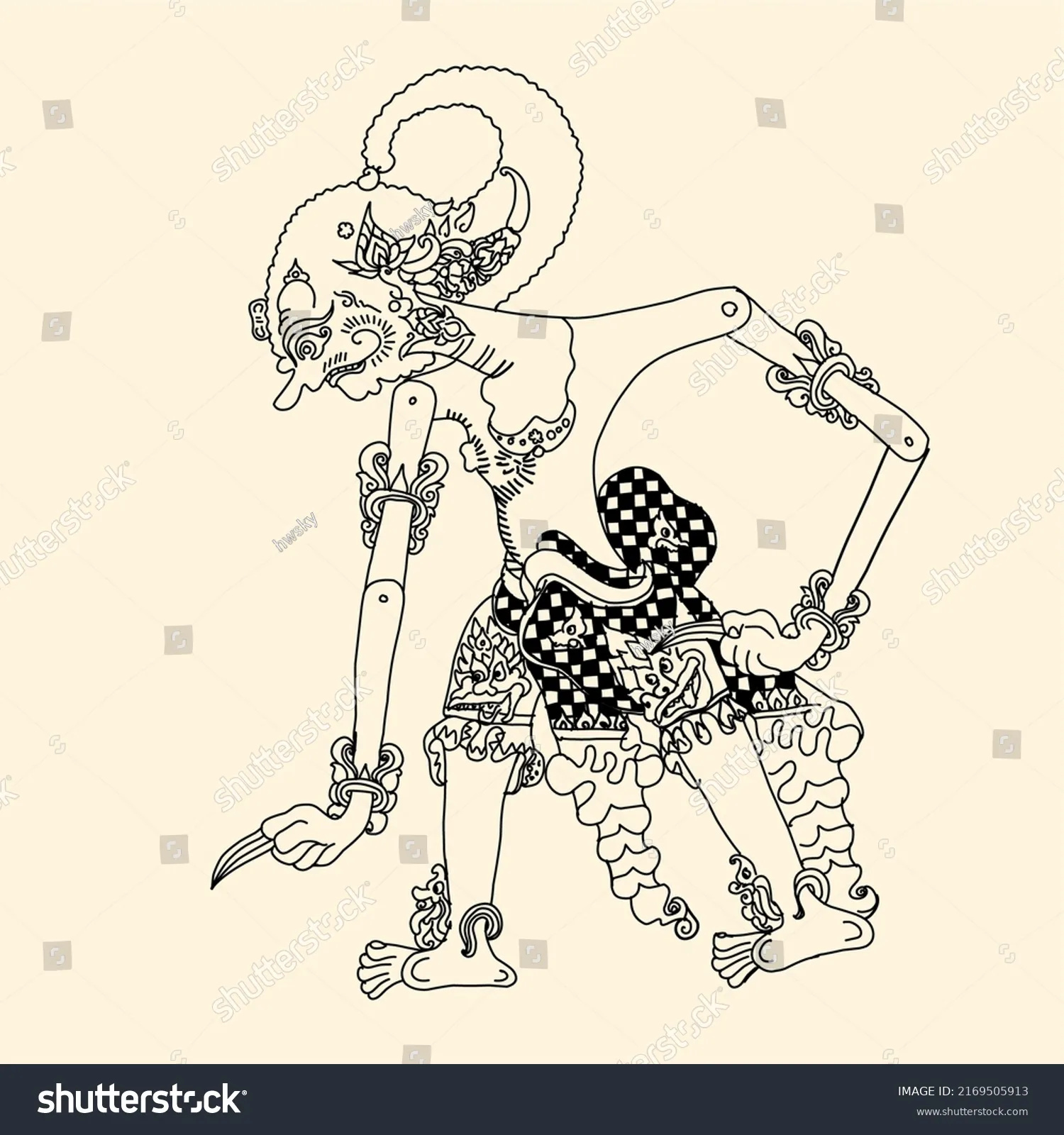 Kumpulan Gambar Wayang Werkudara Terbagus dan Terlengkap 13 gambar wayang werkudara