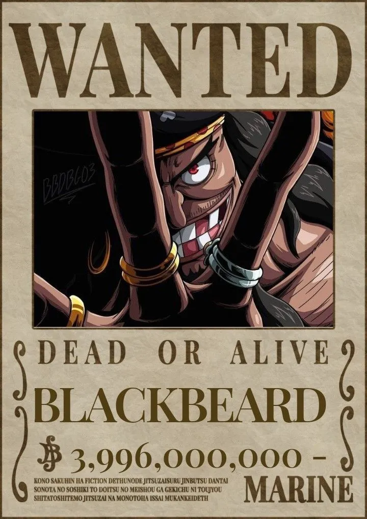 Kumpulan Poster One Piece Wanted Keren Terbagus dan Terlengkap 22 Poster One Piece Wanted