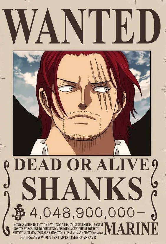 Kumpulan Poster One Piece Wanted Keren Terbagus dan Terlengkap 5 Poster One Piece Wanted
