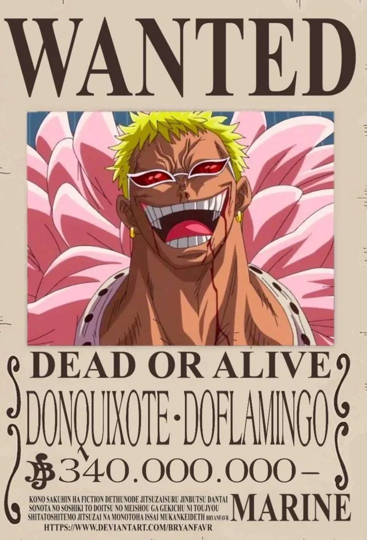 Kumpulan Poster One Piece Wanted Keren Terbagus dan Terlengkap 25 Poster One Piece Wanted