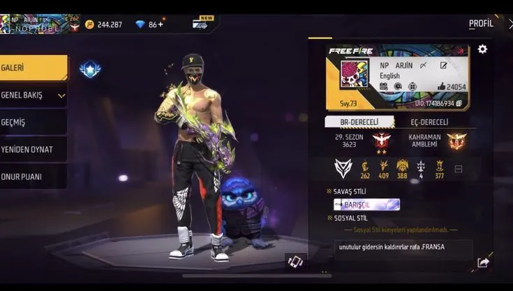 Kumpulan Foto Akun FF Sultan Paling Keren dan Terlengkap 8 Foto Akun FF Sultan