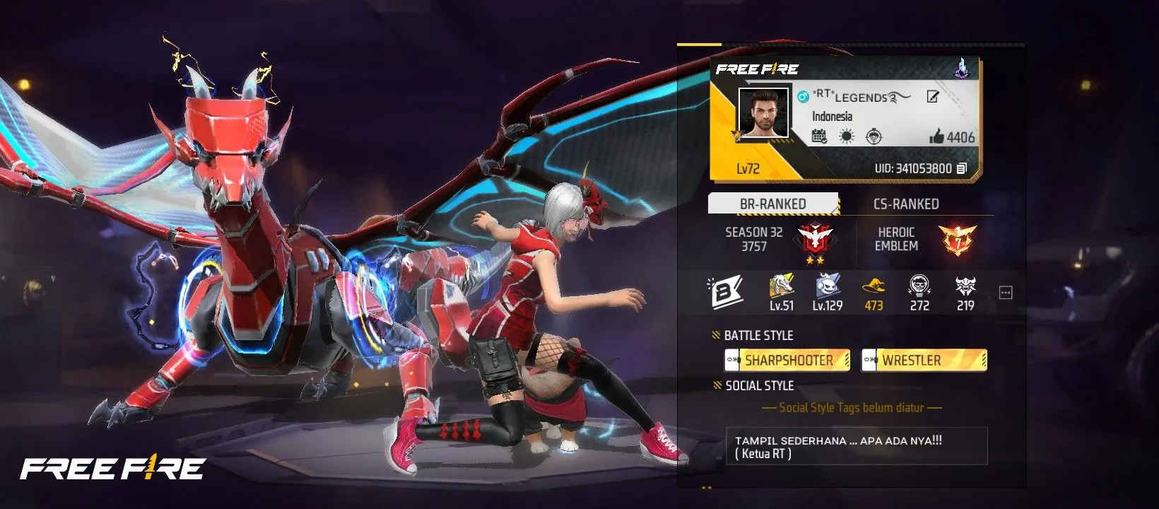 Kumpulan Foto Akun FF Sultan Paling Keren dan Terlengkap 25 Foto Akun FF Sultan