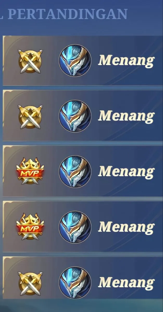 Kumpulan Foto Hasil Pertandingan ML Ter-GG dan Terlengkap 21 Foto Hasil Pertandingan ML