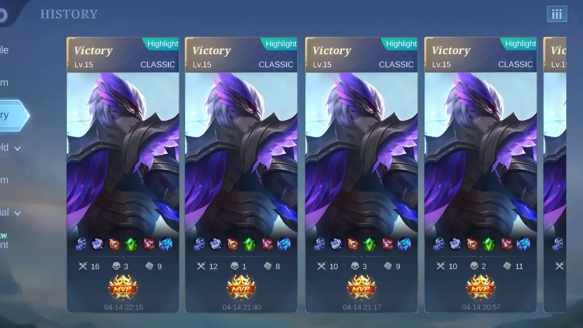 Kumpulan Foto Hasil Pertandingan ML Ter-GG dan Terlengkap 7 Foto Hasil Pertandingan ML