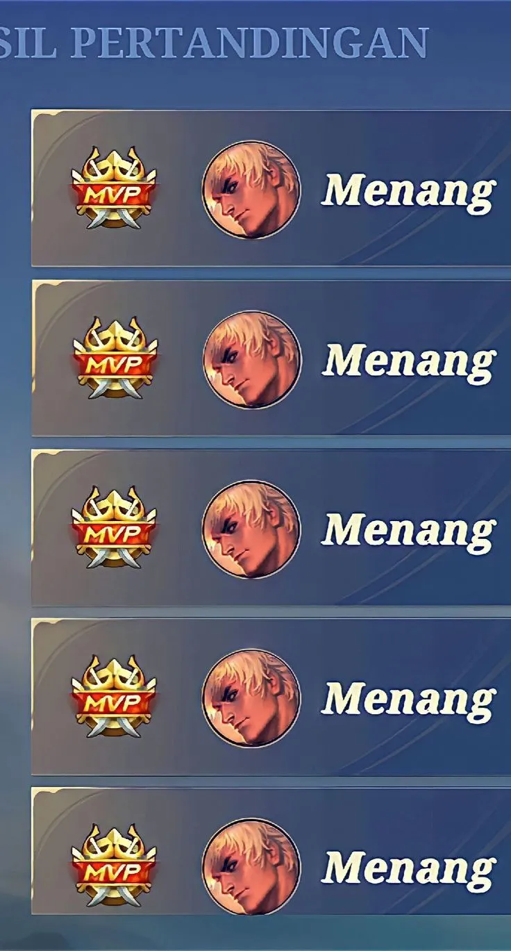 Kumpulan Foto Hasil Pertandingan ML Ter-GG dan Terlengkap 29 Foto Hasil Pertandingan ML