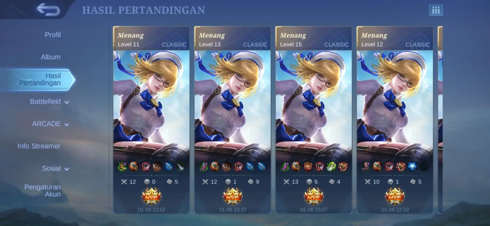 Kumpulan Foto Hasil Pertandingan ML Ter-GG dan Terlengkap 27 Foto Hasil Pertandingan ML