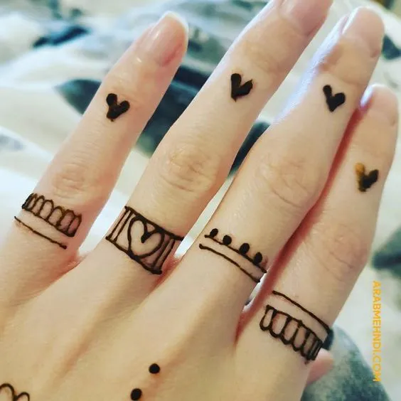 Kumpulan Foto Henna Simple Paling Mudah Terbagus dan Lengkap 10 Foto Henna Simple