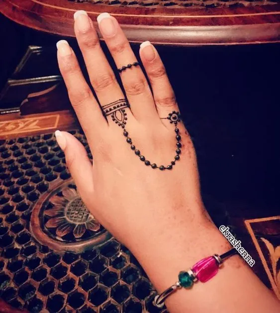 Kumpulan Foto Henna Simple Paling Mudah Terbagus dan Lengkap 6 Foto Henna Simple