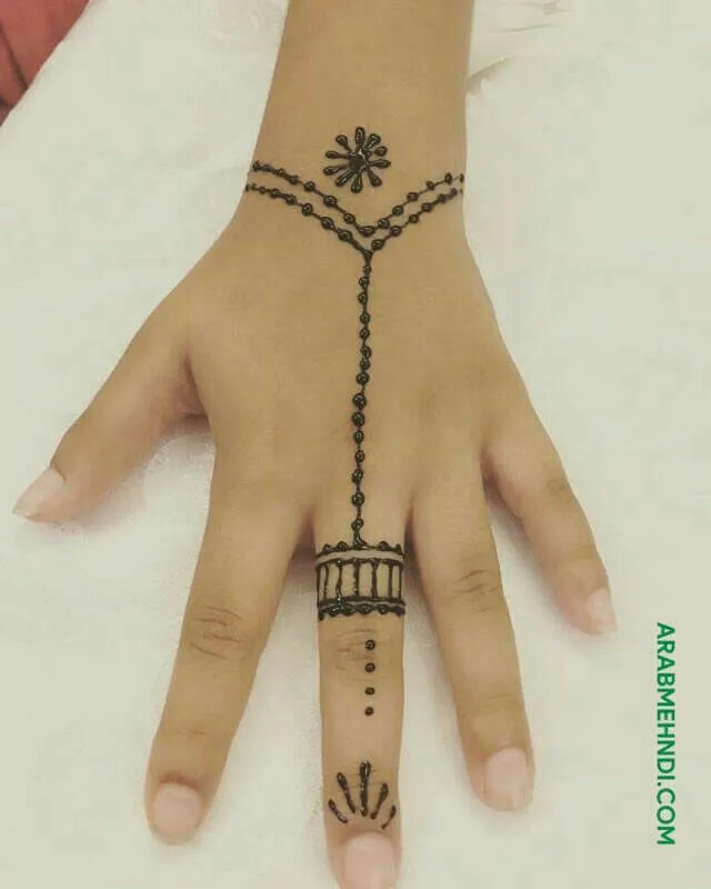 Kumpulan Foto Henna Simple Paling Mudah Terbagus dan Lengkap 5 Foto Henna Simple