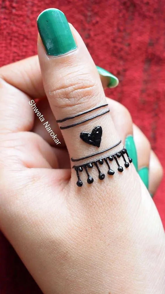 Kumpulan Foto Henna Simple Paling Mudah Terbagus dan Lengkap 3 Foto Henna Simple