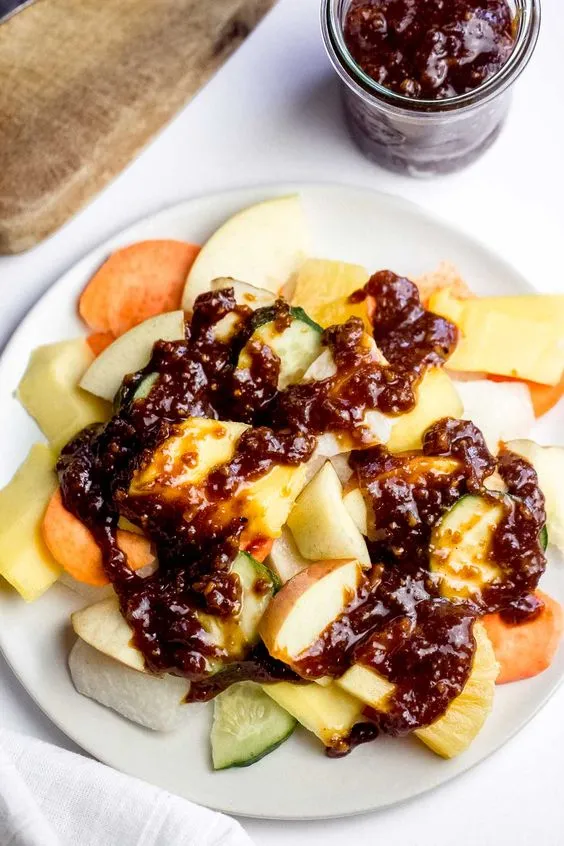 Kumpulan Foto Rujak Buah Paling Enak Terbagus dan Terlengkap 16 Foto Rujak Buah