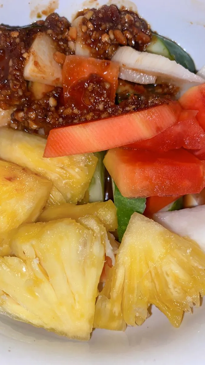 Kumpulan Foto Rujak Buah Paling Enak Terbagus dan Terlengkap 30 Foto Rujak Buah