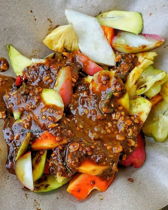 Kumpulan Foto Rujak Buah Paling Enak Terbagus dan Terlengkap 7 Foto Rujak Buah