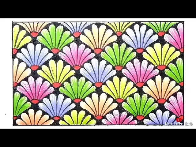 Kumpulan Gambar Batik Mudah Untuk Anak SD Bagus dan Terlengkap 3 Gambar Batik Mudah Untuk Anak SD