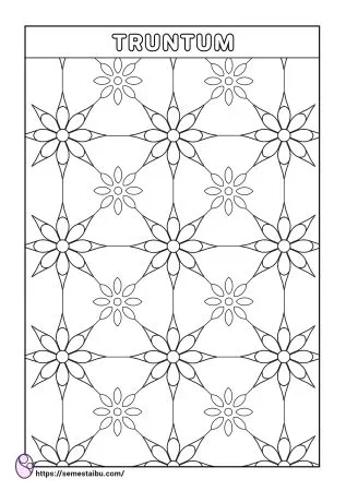 Kumpulan Gambar Batik Mudah Untuk Anak SD Bagus dan Terlengkap 10 Gambar Batik Mudah Untuk Anak SD