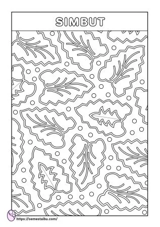 Kumpulan Gambar Batik Mudah Untuk Anak SD Bagus dan Terlengkap 5 Gambar Batik Mudah Untuk Anak SD