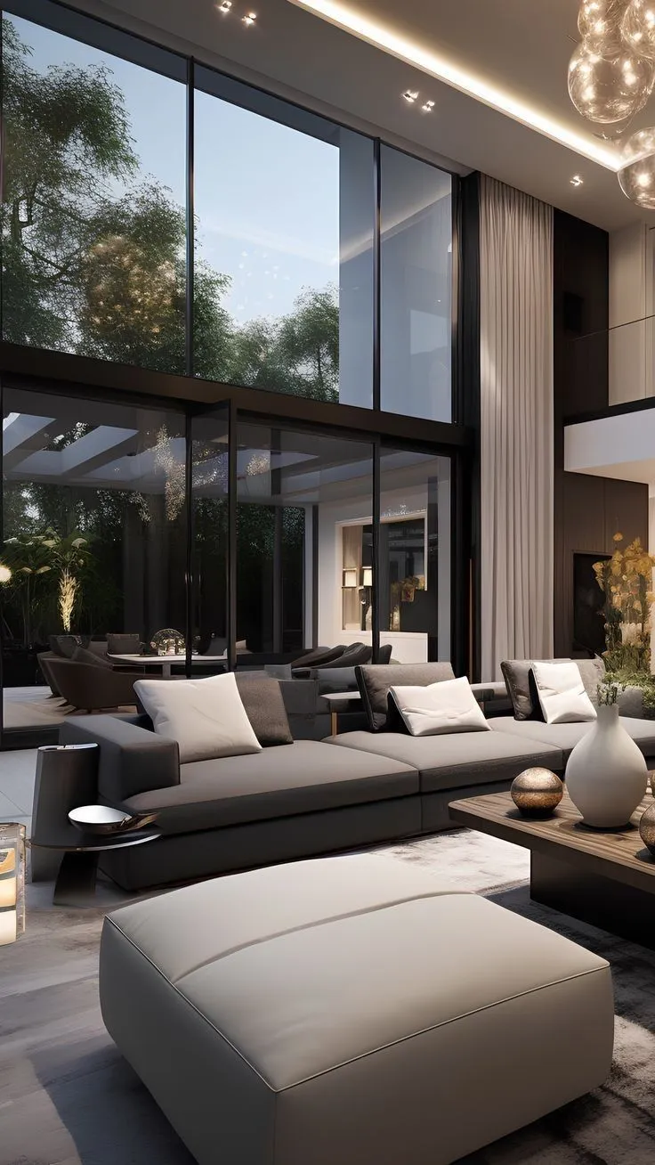 Interior Ruang Tamu Mewah Modern