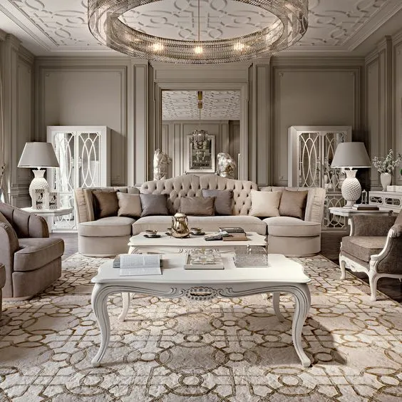 Interior Ruang Tamu Mewah Modern