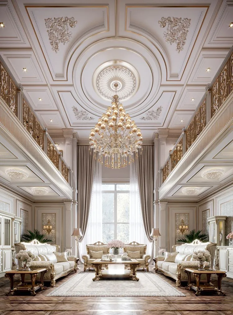 Interior Ruang Tamu Mewah Modern