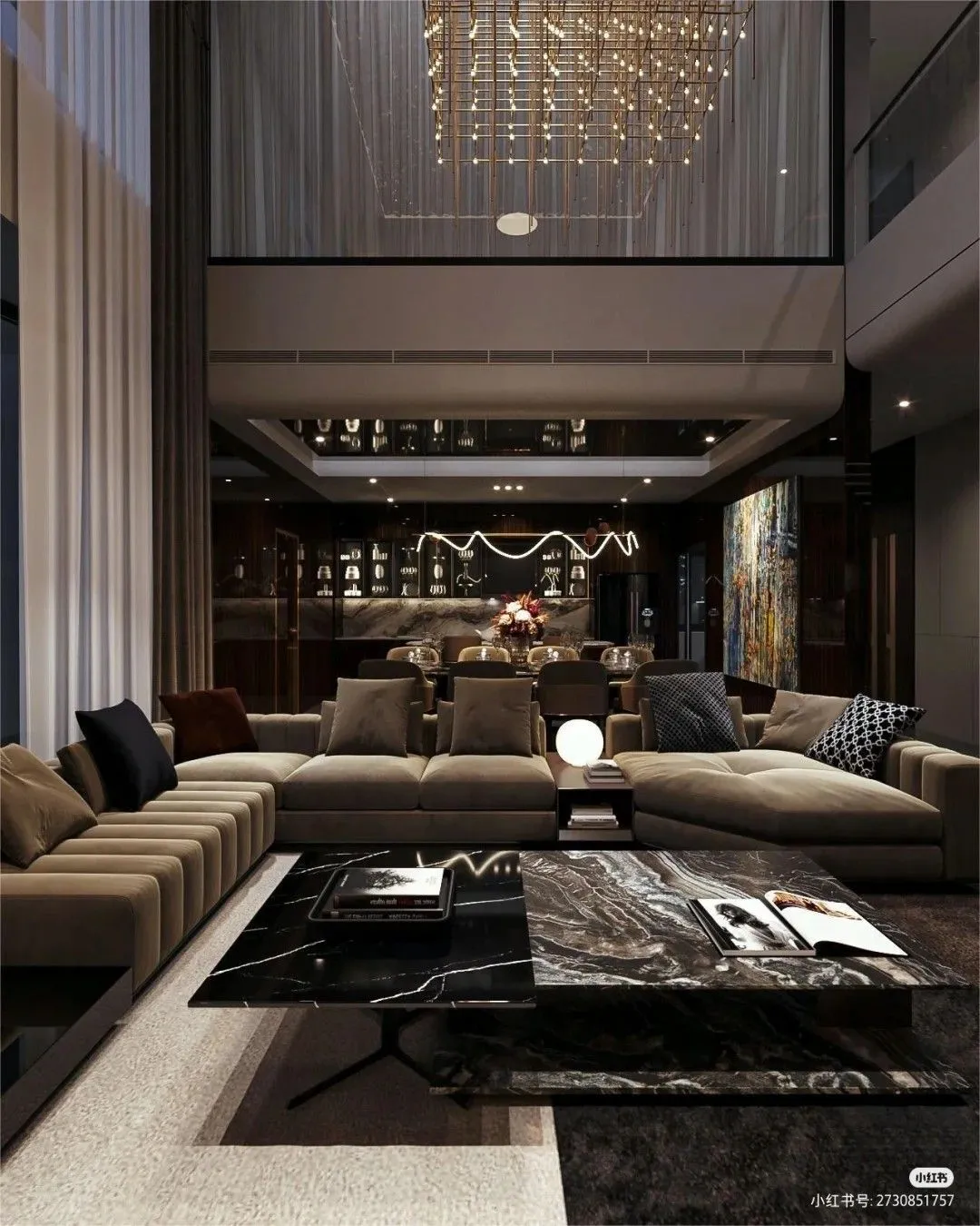 Interior Ruang Tamu Mewah Modern