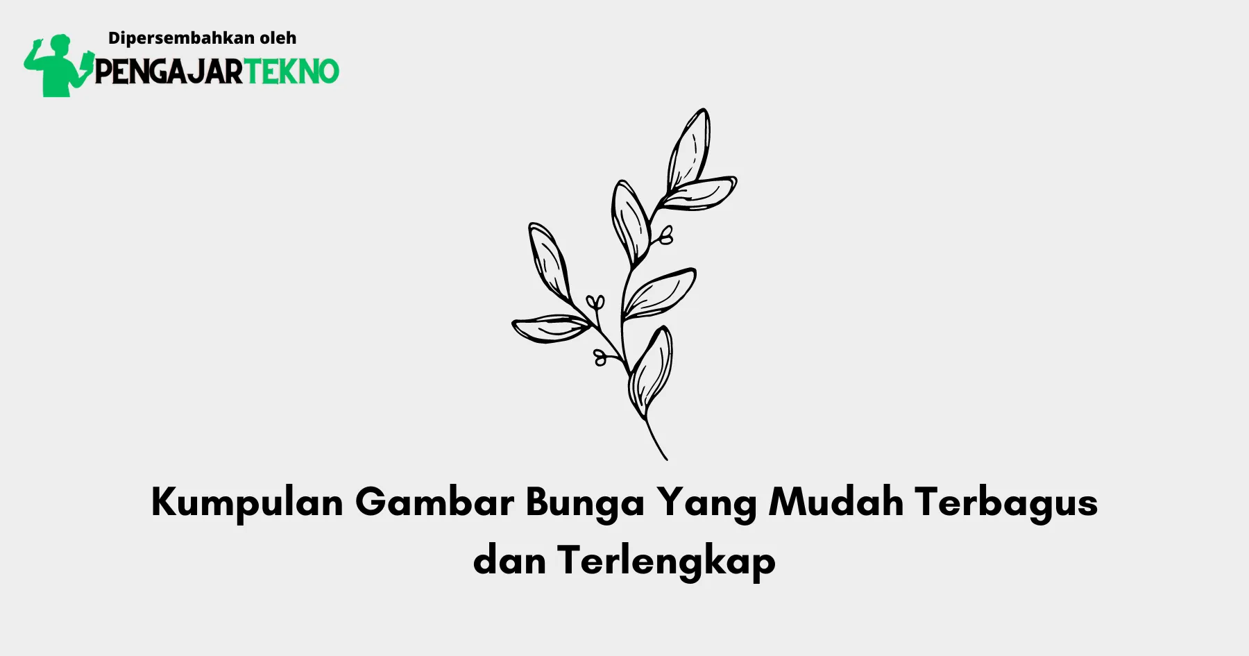Gambar Bunga Yang Mudah