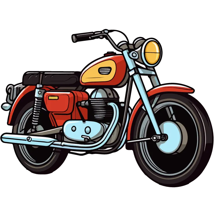 Kumpulan Gambar Motor Kartun Paling Bagus dan Terlengkap 31 Gambar Motor Kartun