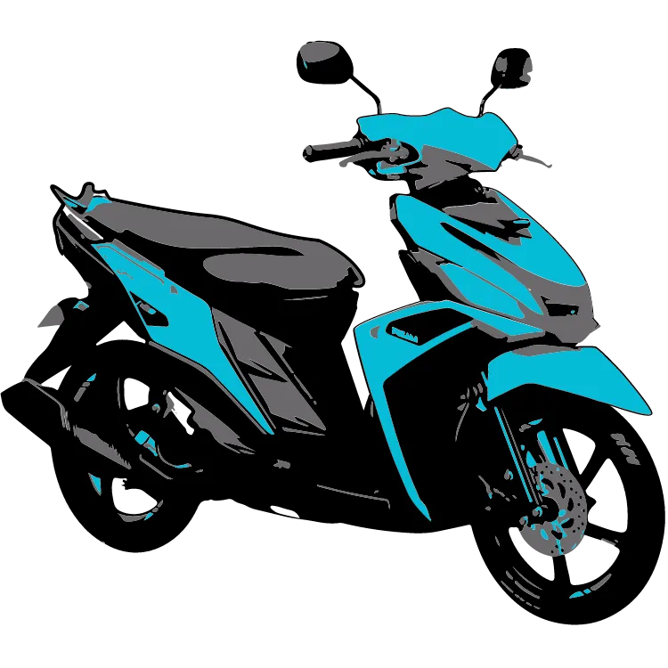 Kumpulan Gambar Motor Kartun Paling Bagus dan Terlengkap 22 Gambar Motor Kartun