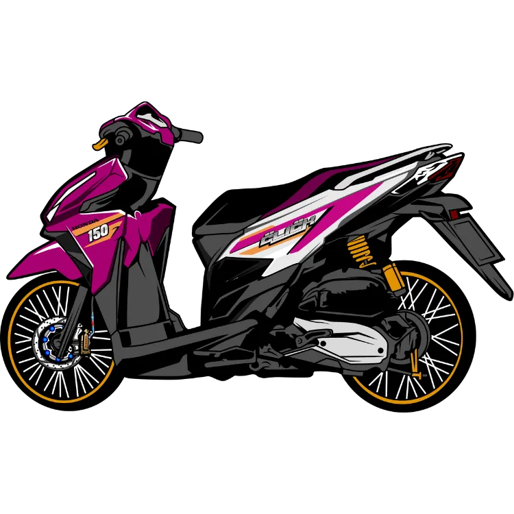 Kumpulan Gambar Motor Kartun Paling Bagus dan Terlengkap 20 Gambar Motor Kartun