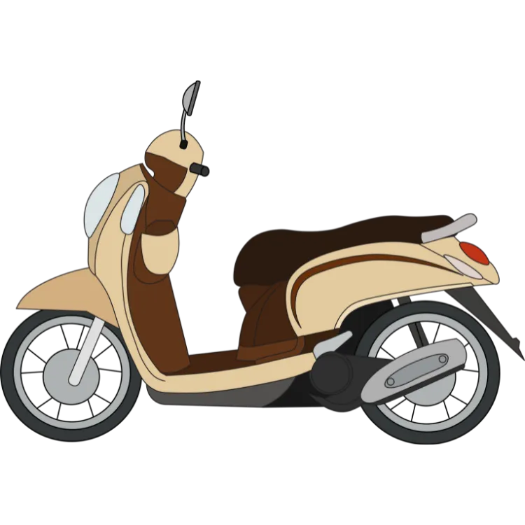 Kumpulan Gambar Motor Kartun Paling Bagus dan Terlengkap 30 Gambar Motor Kartun