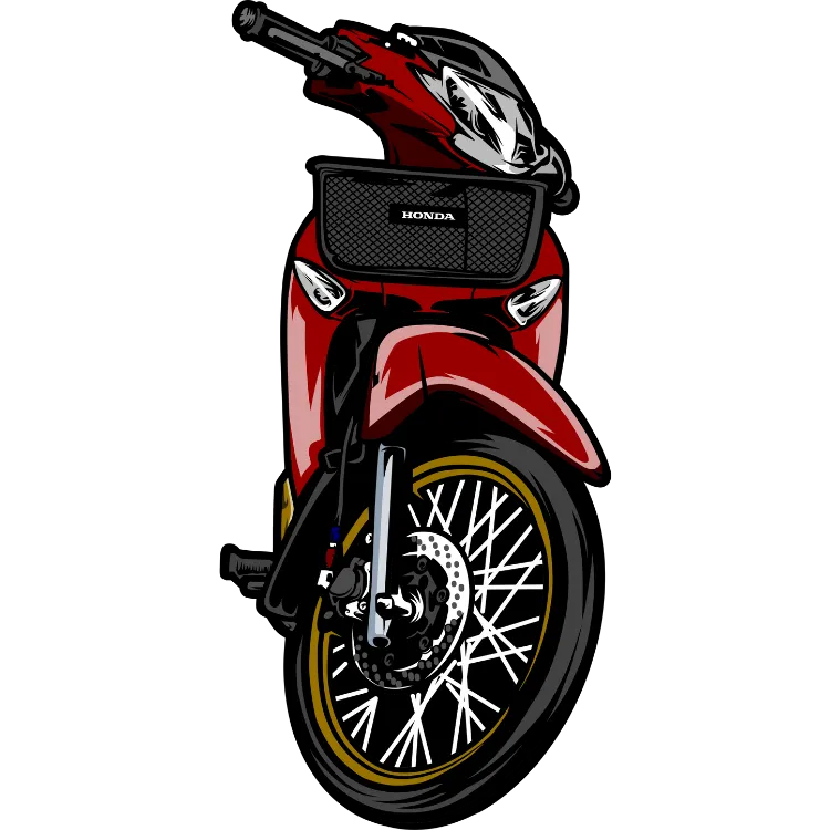 Kumpulan Gambar Motor Kartun Paling Bagus dan Terlengkap 12 Gambar Motor Kartun