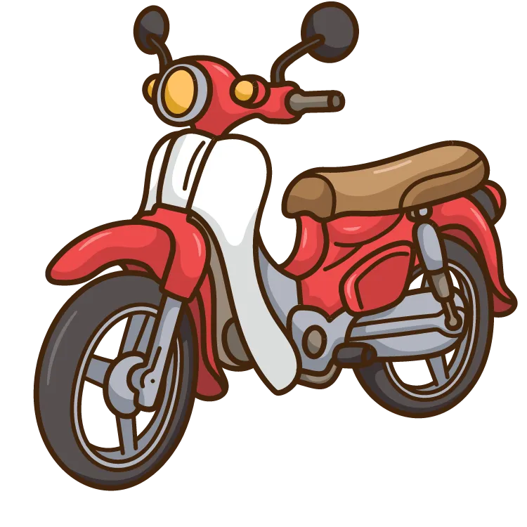 Kumpulan Gambar Motor Kartun Paling Bagus dan Terlengkap 10 Gambar Motor Kartun