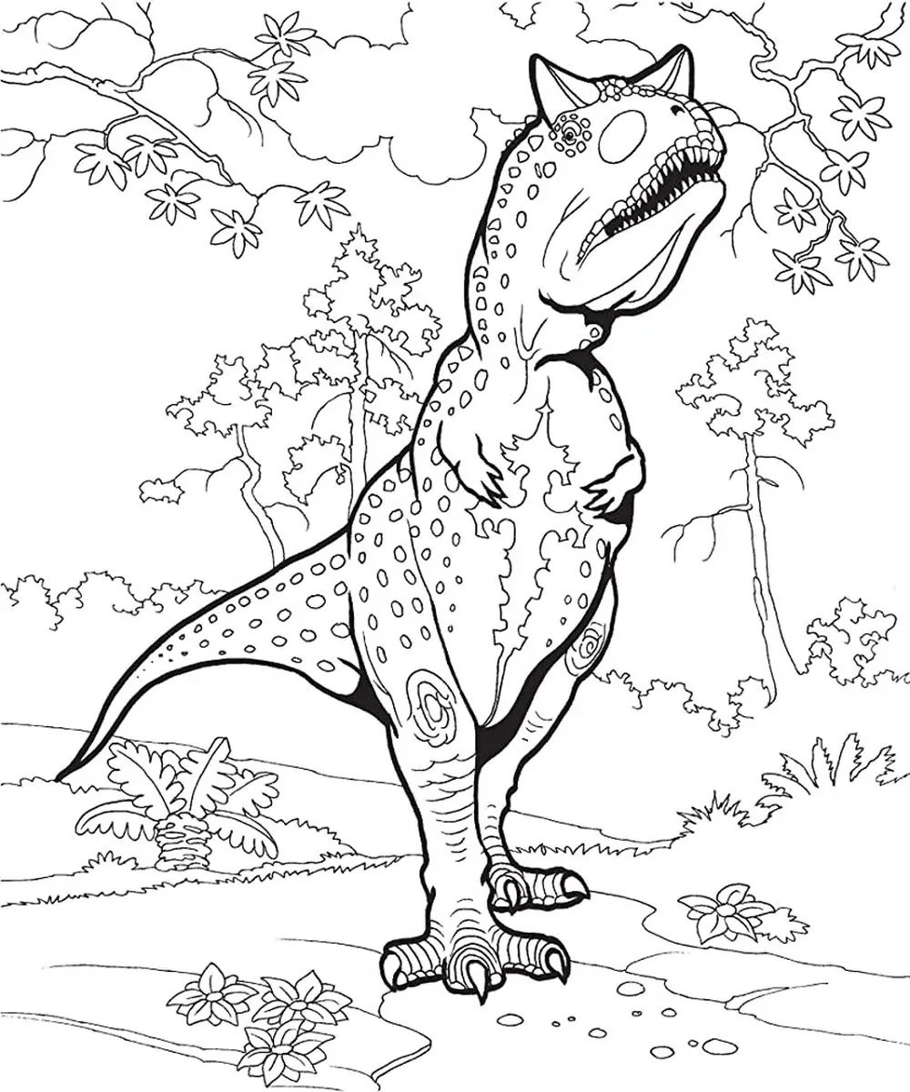 Mewarnai Dinosaurus