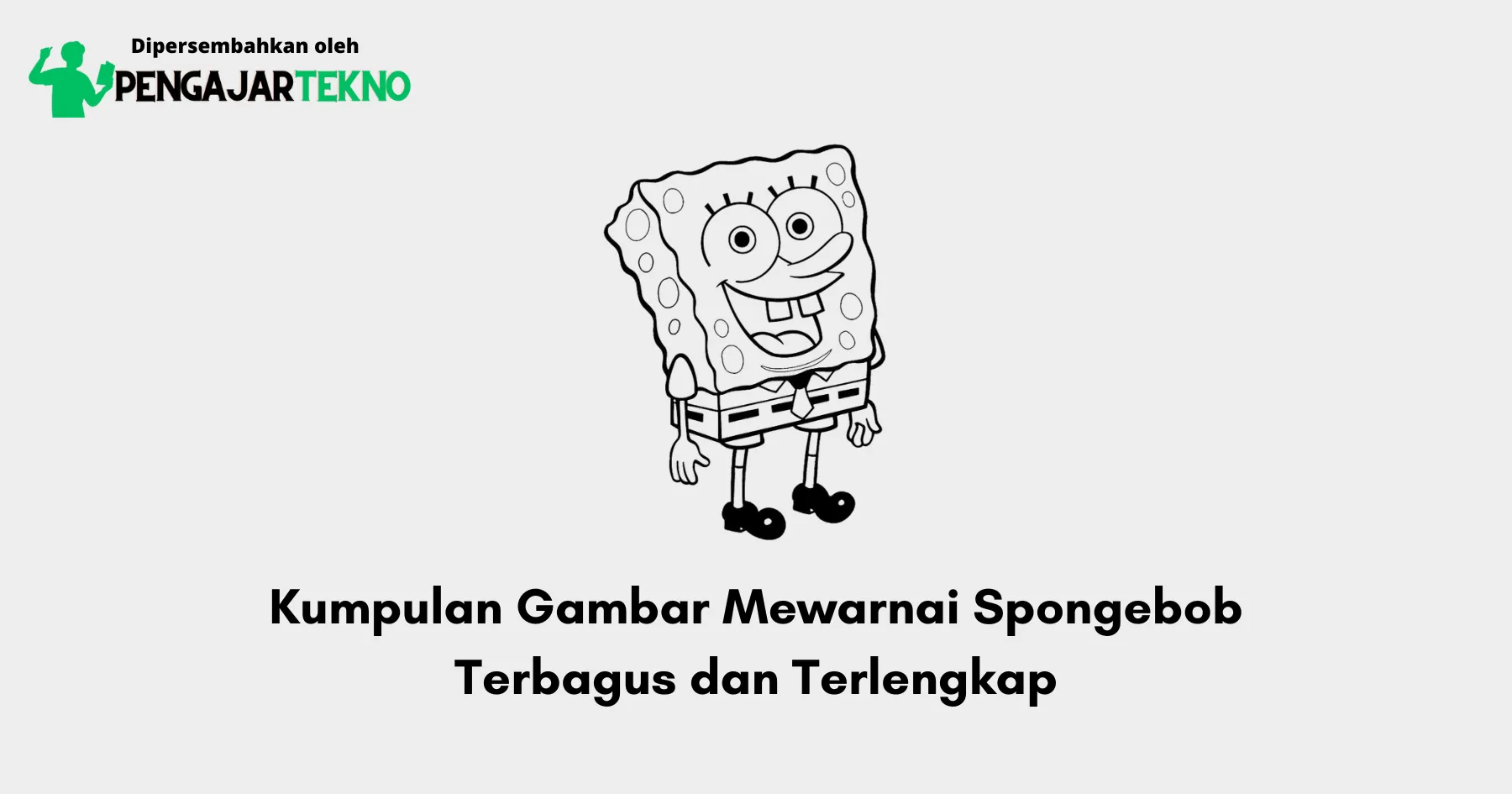 Gambar Mewarnai Spongebob