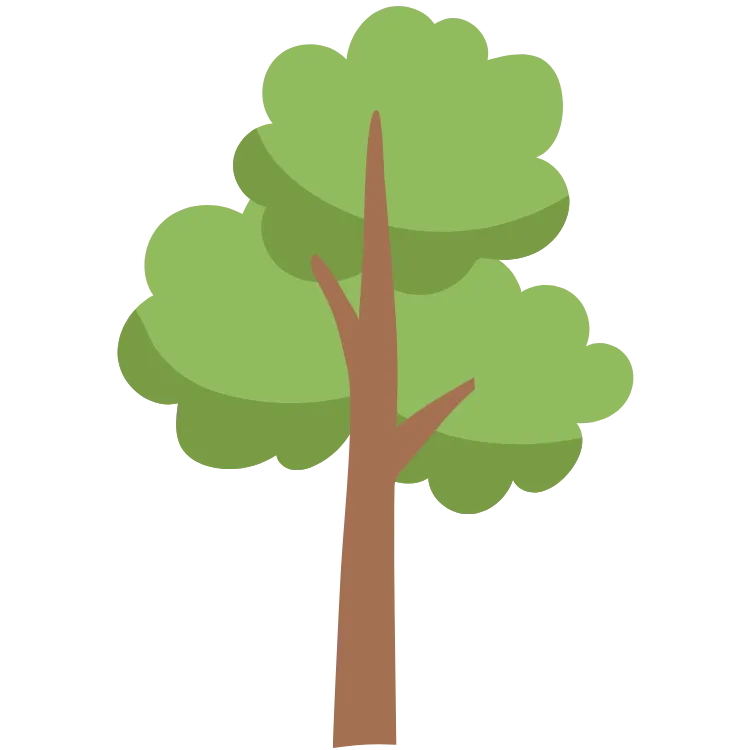 Kumpulan Gambar Pohon Kartun Paling Bagus dan Terlengkap 4 Gambar Pohon Kartun