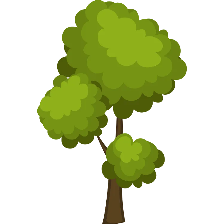 Kumpulan Gambar Pohon Kartun Paling Bagus dan Terlengkap 2 Gambar Pohon Kartun