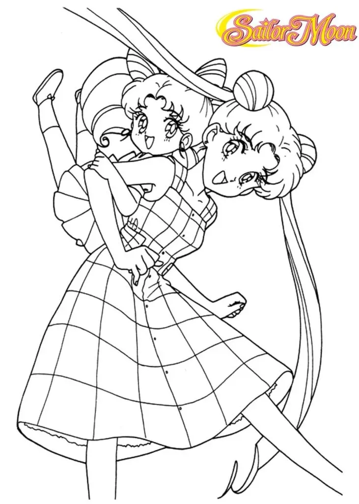 Kumpulan Mewarnai Gambar Sailor Moon Terbagus dan Terlengkap 29 Gambar Sailor Moon