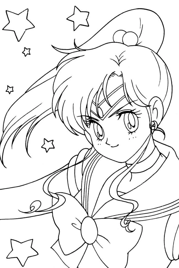Kumpulan Mewarnai Gambar Sailor Moon Terbagus dan Terlengkap 17 Gambar Sailor Moon