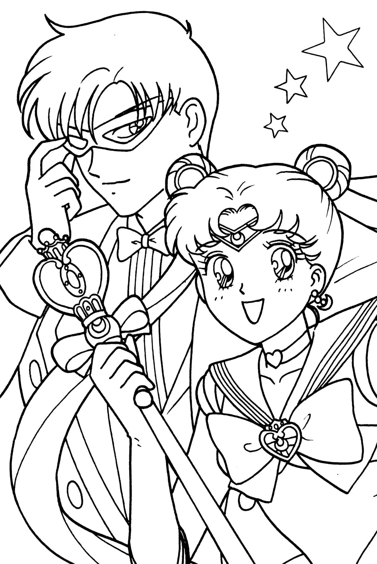 Kumpulan Mewarnai Gambar Sailor Moon Terbagus dan Terlengkap 15 Gambar Sailor Moon