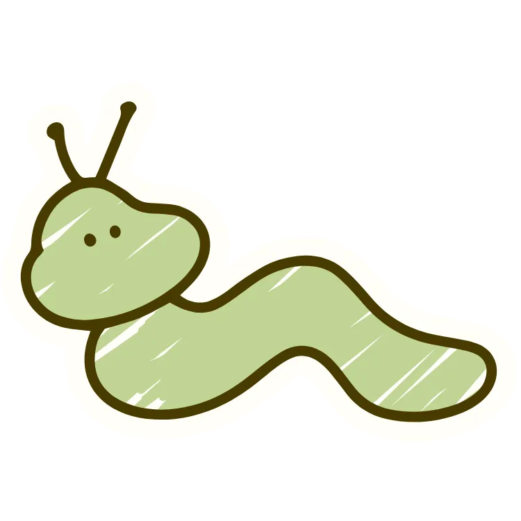 Kumpulan Gambar Ulat Kartun Paling Bagus dan Terlengkap 19 Gambar Ulat Kartun