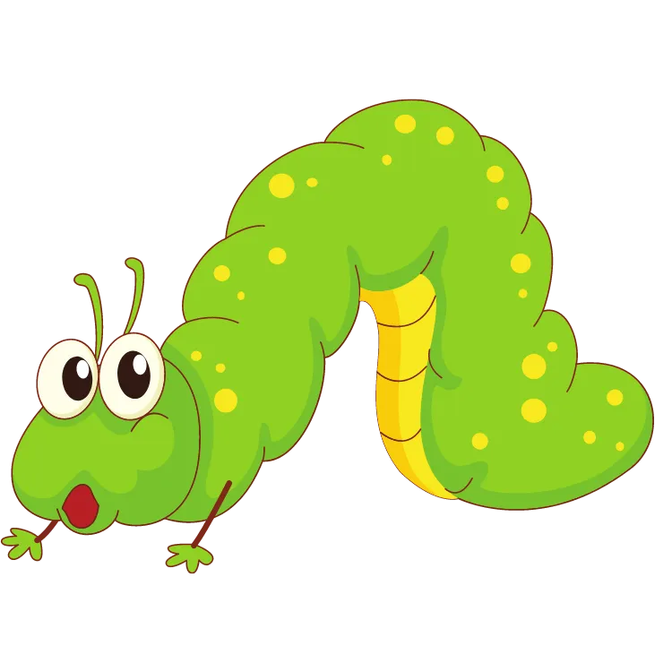Kumpulan Gambar Ulat Kartun Paling Bagus dan Terlengkap 7 Gambar Ulat Kartun