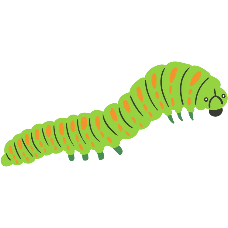 Kumpulan Gambar Ulat Kartun Paling Bagus dan Terlengkap 6 Gambar Ulat Kartun