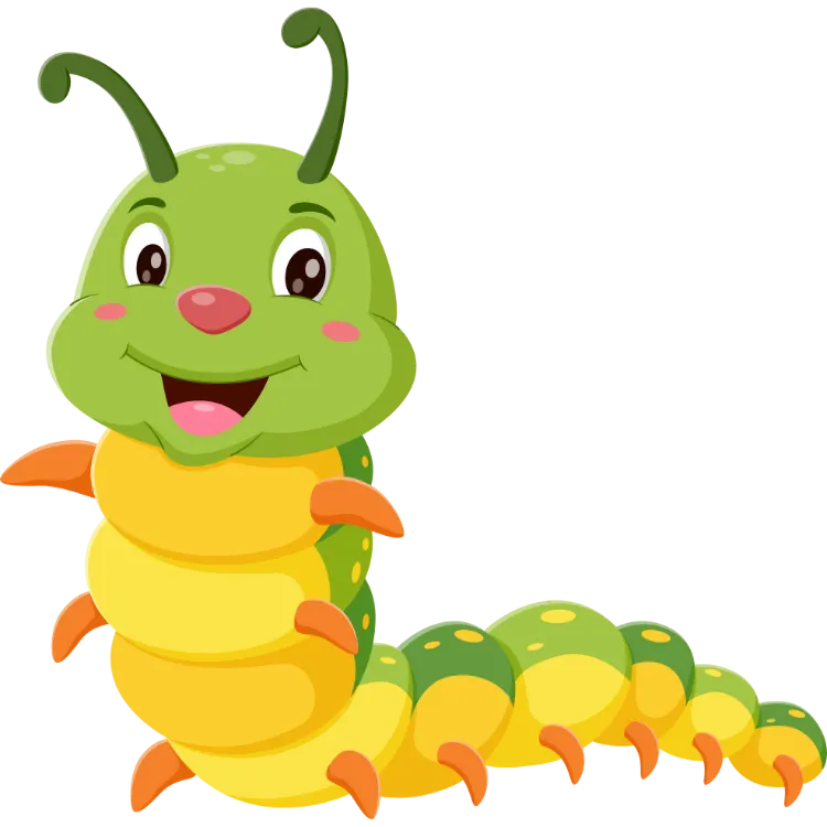 Kumpulan Gambar Ulat Kartun Paling Bagus dan Terlengkap 25 Gambar Ulat Kartun